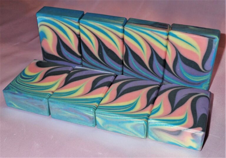 Peacock Feather Soap